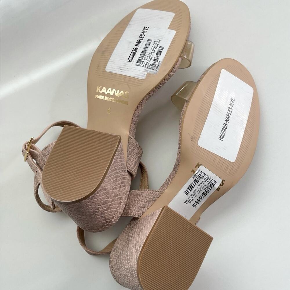 Kaanas Snake Heels with Vynil Strap Heeled Sandal6 - Picture 6 of 6
